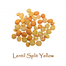 Lentil Split Yellow Trio Natural 900 gr